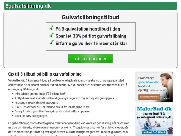 3gulvafslibning.dk