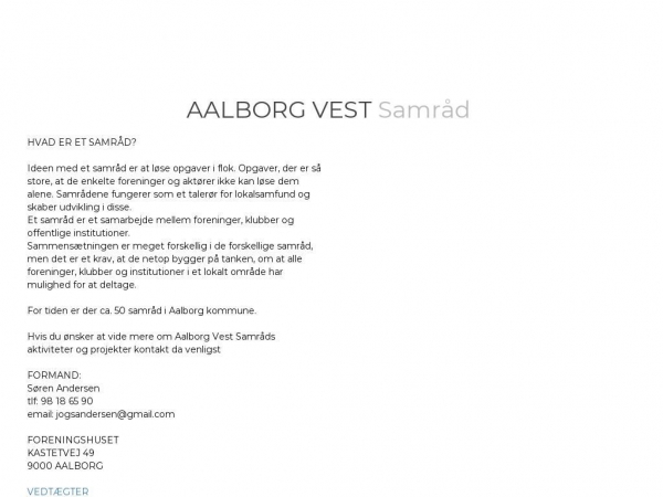aalborgvestsamraad.dk