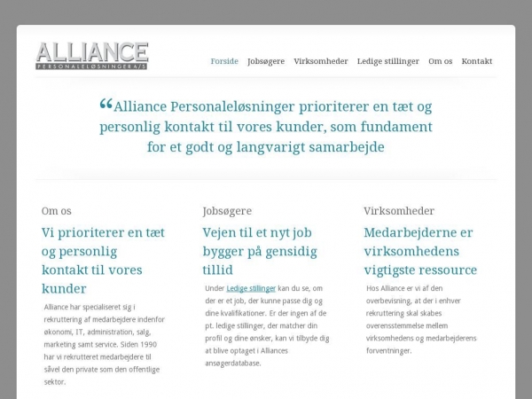alliancepersonale.dk