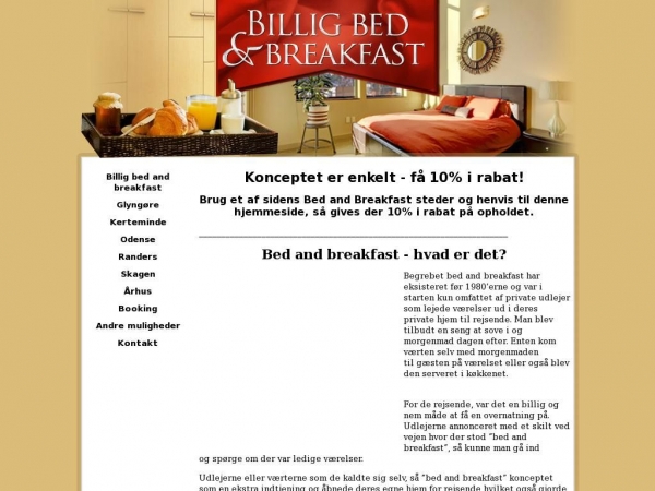 billigbedandbreakfast.dk