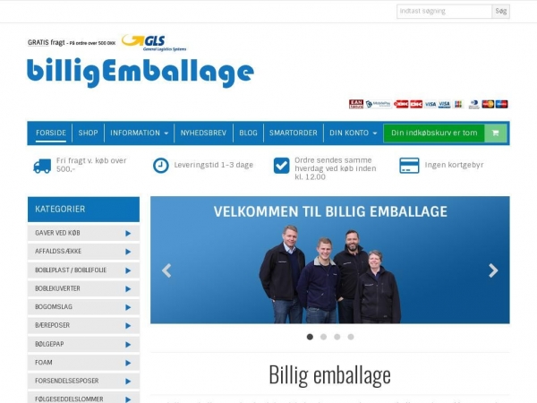 billigemballage.dk