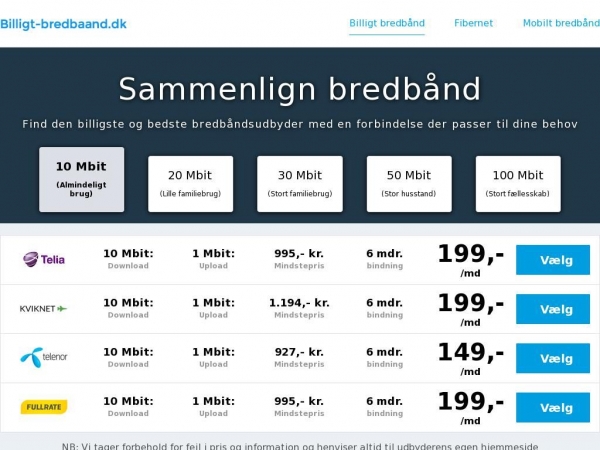 billigt-bredbaand.dk