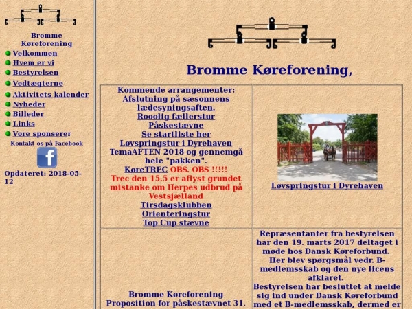 brommekoereforening.dk