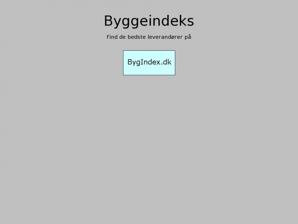 byggeindeks.dk