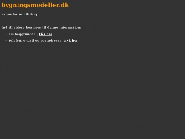 bygningsmodeller.dk
