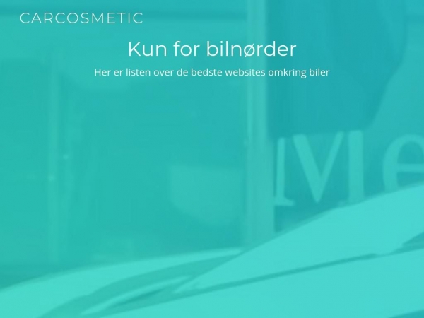 carcosmetic.dk