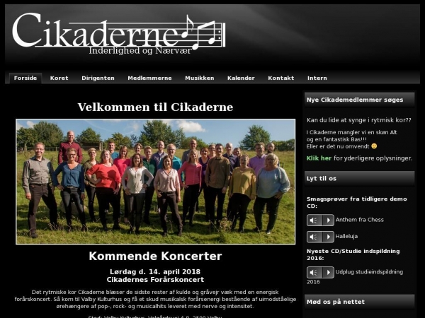 cikaderne.dk