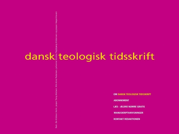 danskteologisktidsskrift.dk