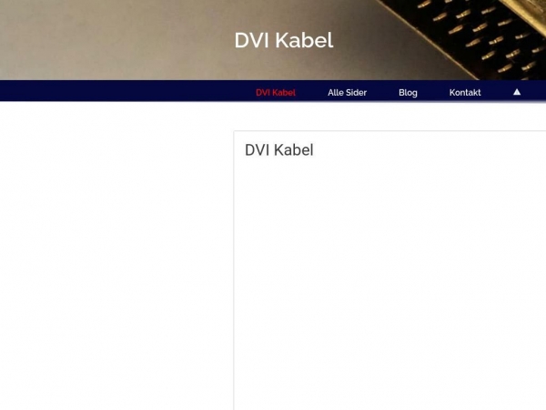 dvi-kabel.dk