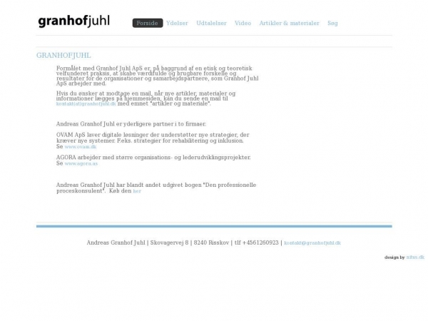 granhofjuhl.dk