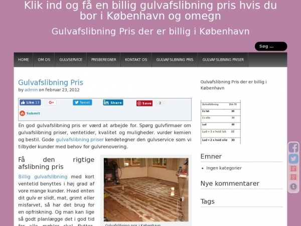 gulvafslibning-pris.dk