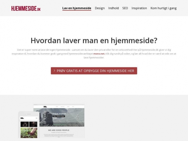 hjemmeside.dk