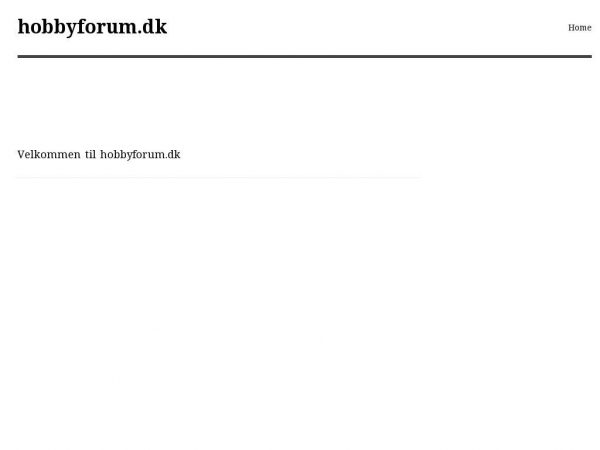 hobbyforum.dk