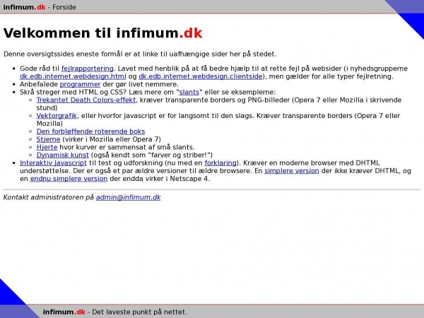 infimum.dk