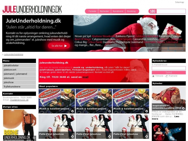 juleunderholdning.dk