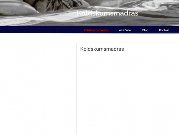 koldskumsmadras.dk