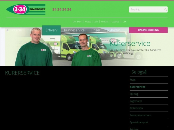 kurer-transport.dk
