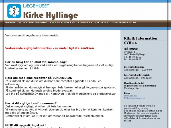 laegehusetkirkehyllinge.dk