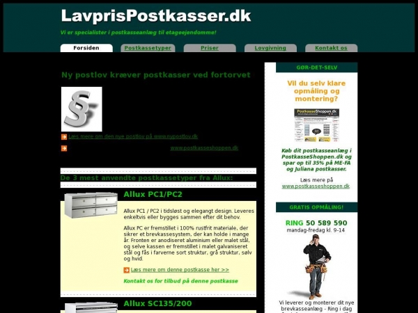 lavprispostkasser.dk
