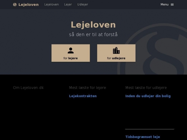 lejeloven.dk
