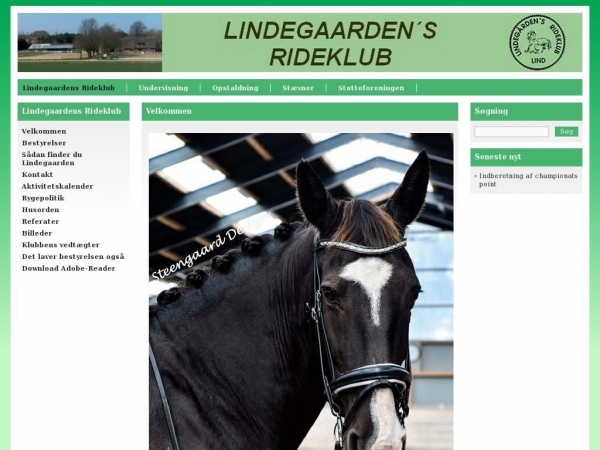 lindegaardensrideklub.dk