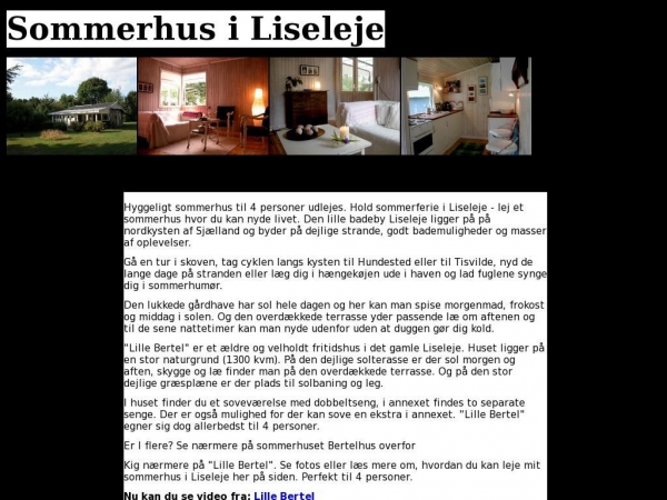 liseleje-sommerhus.dk