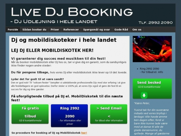 livedjbooking.dk