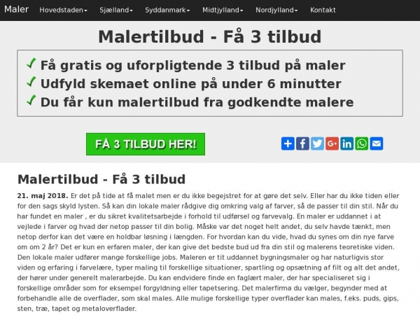 malertilbud.nu