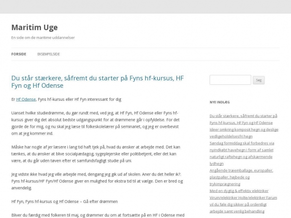 maritimuge.dk