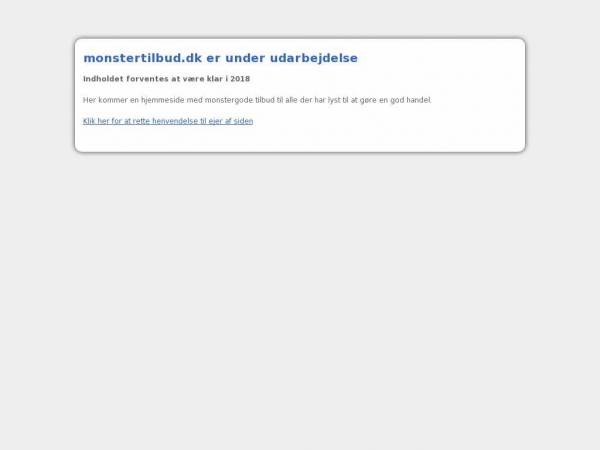 monstertilbud.dk