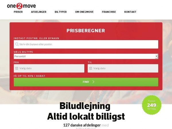 one2movebiludlejning.dk