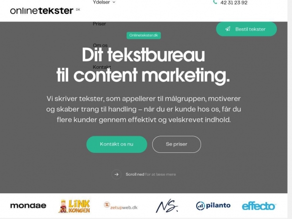 onlinetekster.dk