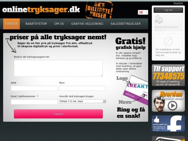 onlinetryksager.dk