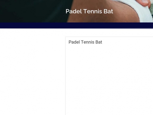 padel-tennis-bat.dk