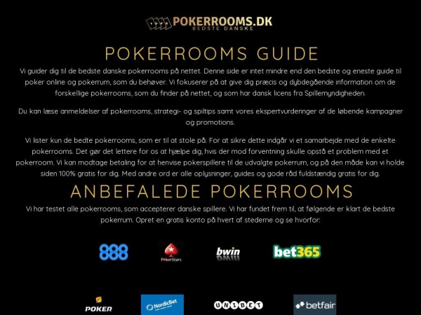 pokerrooms.dk