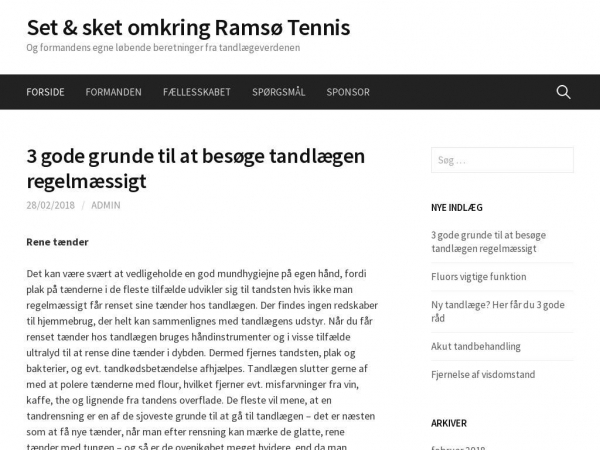 ramsoetennis.dk