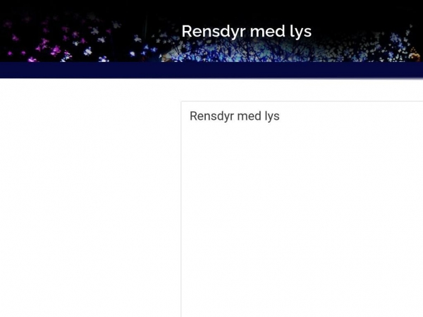 rensdyr-med-lys.dk