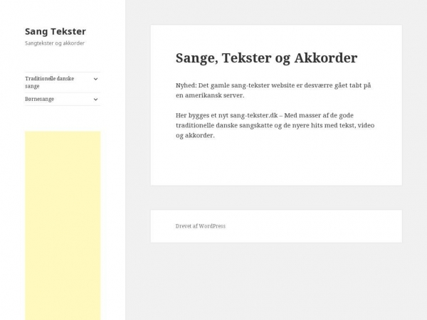 sang-tekster.dk