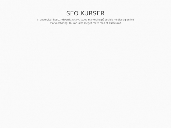 seo-kurser.dk