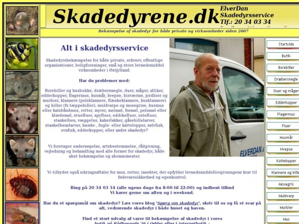 skadedyrene.dk