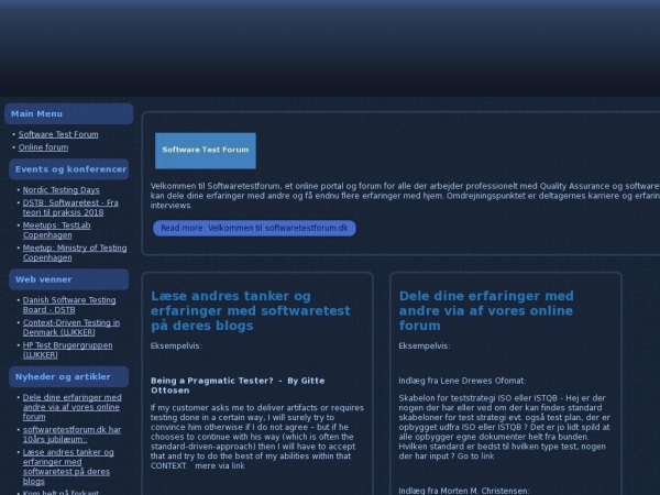 softwaretestforum.dk
