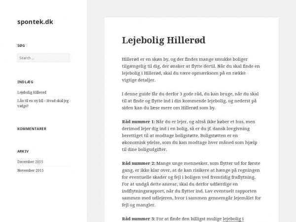 spontek.dk