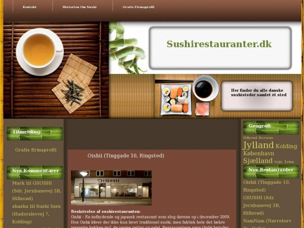 sushirestauranter.dk