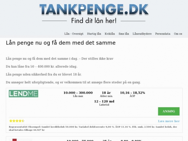 tankpenge.dk