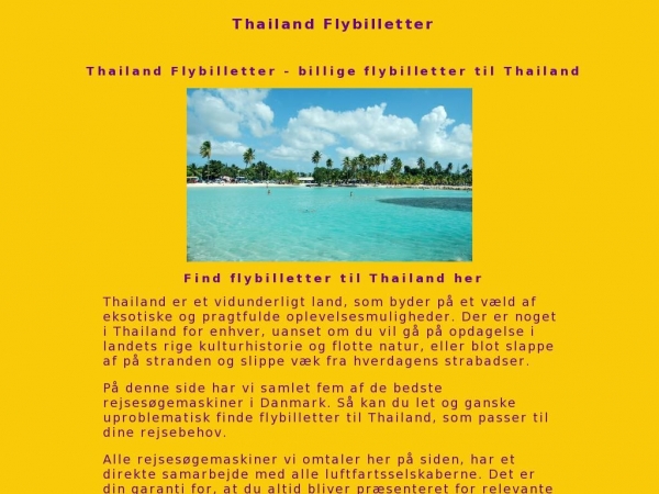 thailandflybilletter.dk