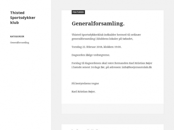 thisted-sportsdykkerklub.dk