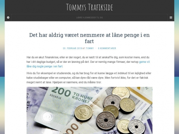 tommys-trafikside.dk