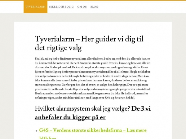 tyverialarm-guide.dk