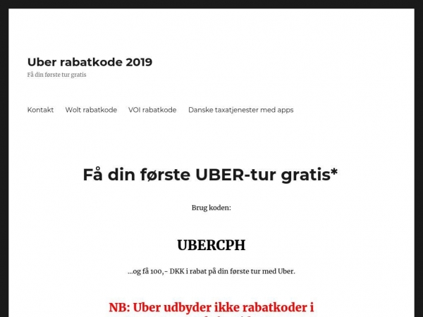 uber-rabatkode.dk