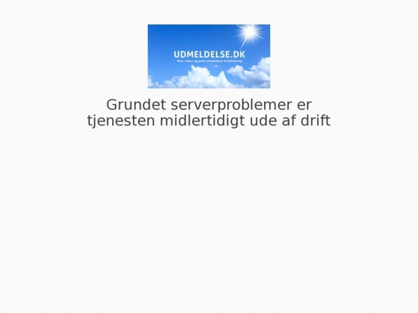 udmeldelse.dk